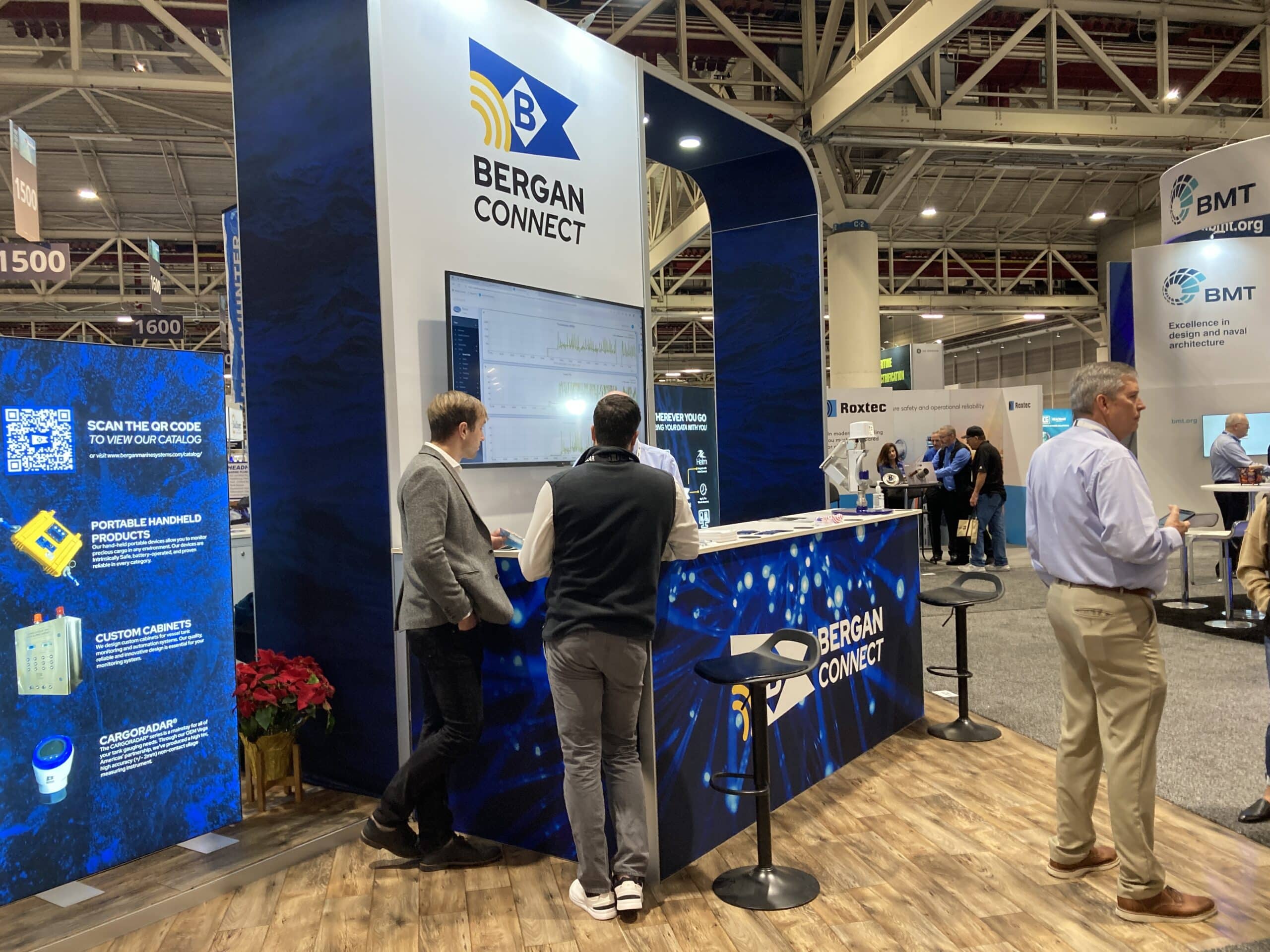 Bergan's Booth at the International Workboat Show 2023 Event